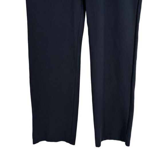 Betabrand Classic Dress Yoga Pant Straight Leg Navy Blue Large Petite - Picture 4 of 7
